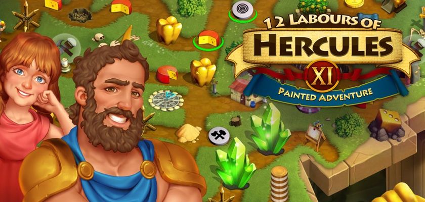 Time Management Game → 12 Labours of Hercules XI: Painted Adventure + Collector's Edition