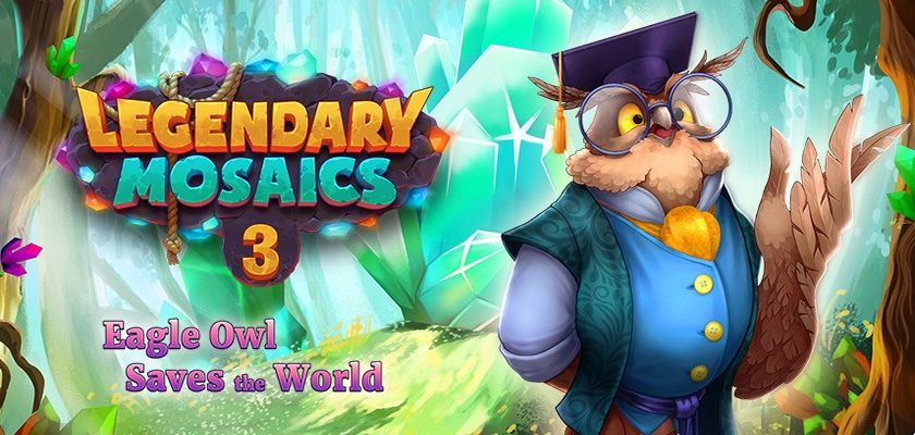 Legendary Mosaics 3: Eagle Owl Saves the World → Free to download and play!