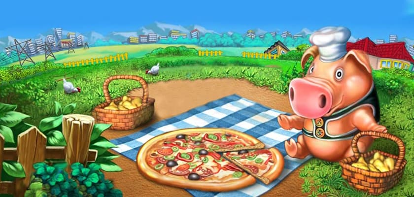 Веселая ферма: Печем пиццу
