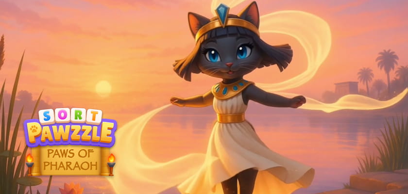 Sort Pawzzle: Paws of Pharaoh